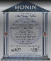 Ronin SA training certificate